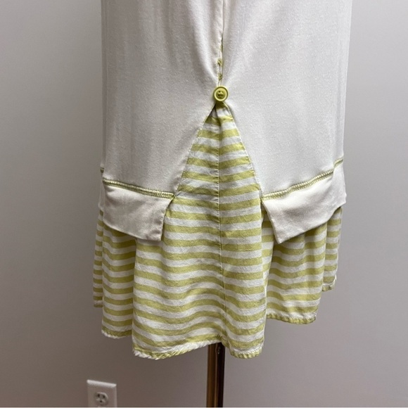 Matilda Jane Cream Ventriloquist Drop Hem Three Quarter sleeve Tunic Blouse Top - Picture 7 of 11